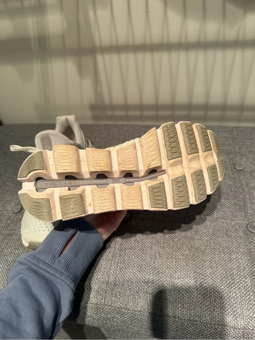 On Cloud Sneakers in Light Gray
